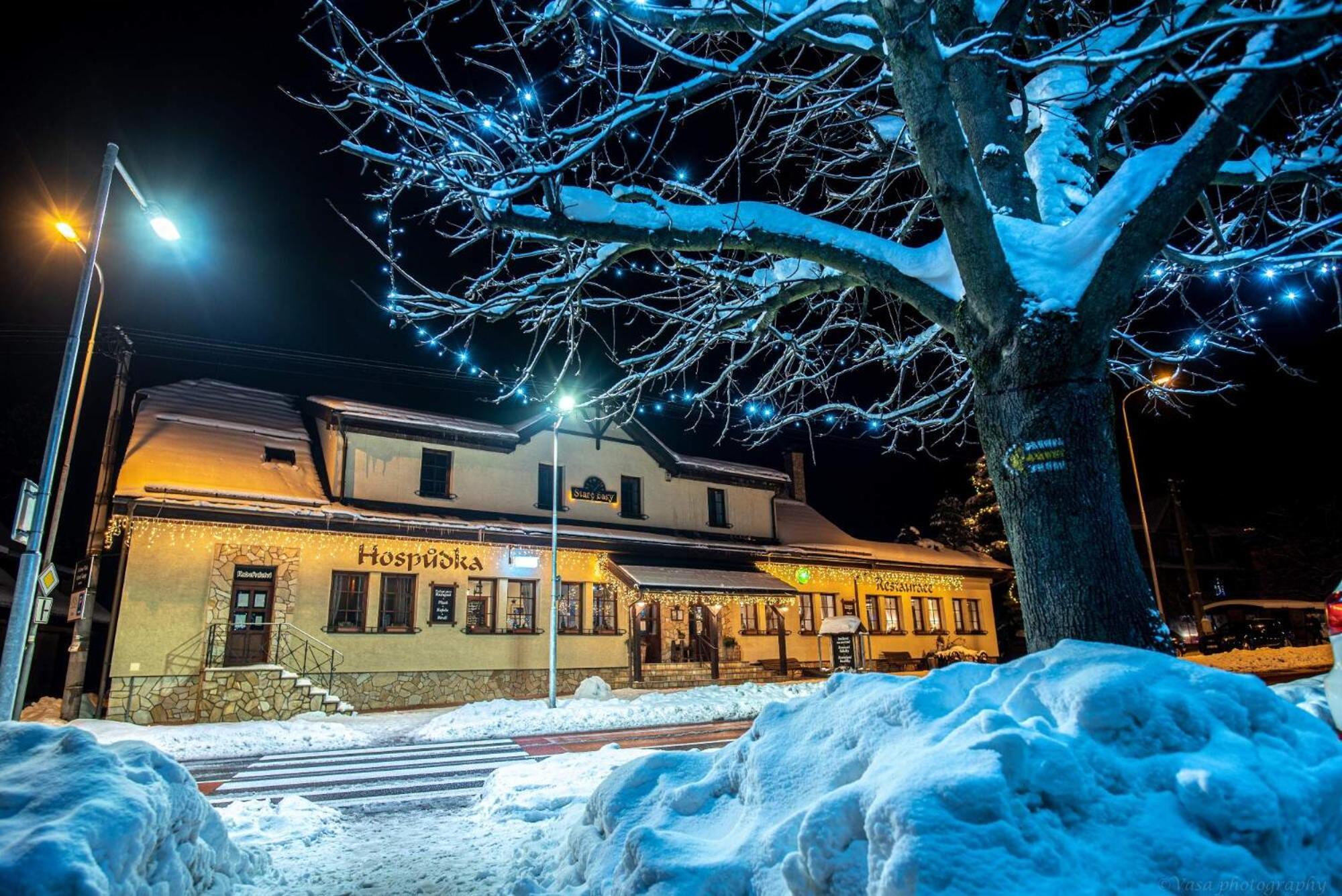 Penzion A Restaurace Stare Casy Горни-Бечва Экстерьер фото